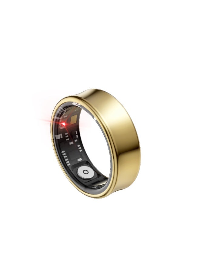 general Smart Ring for Heart Rate, Blood Oxygen, Sleep Monitoring, all Weather Motion Calculation, 24-hour Health Monitoring, Protect Your Health, Lightweight and Comfortable, 5ATM Waterproof, Photo Control, Hand Gestures Browse Tiktok, Gold No.Y - Image 2